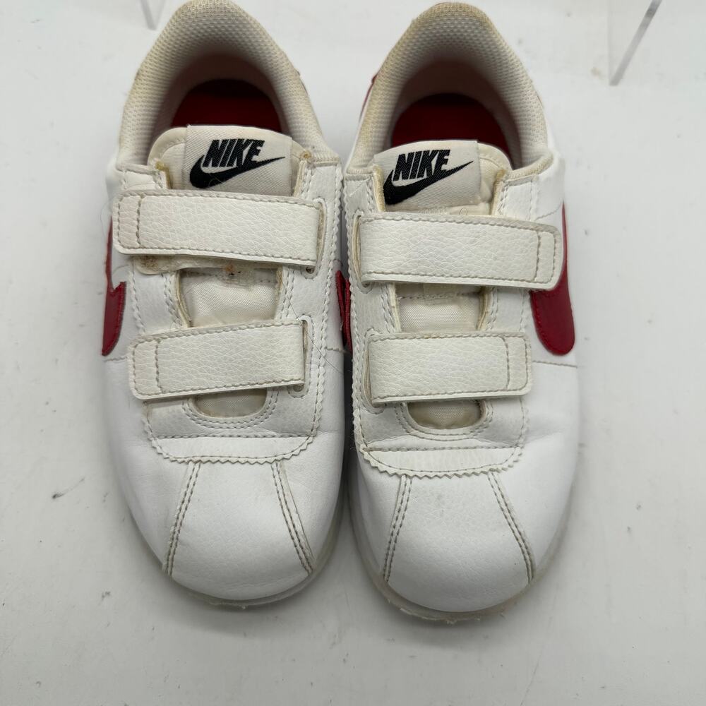Nike Shoes Kids Youth 13.5C Cortez Gump Strap White Blue Red Sneaker - Picture 3 of 8